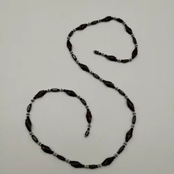 Bemusterte Modeschmuck Halskette - mit Magnetversschluss – Vorschau 3