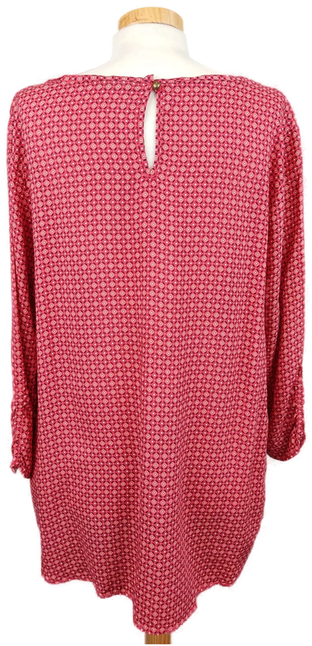 C&A Damen Bluse rot - XL/42 – Bild 3