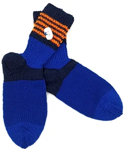 Handgestrickte Wollsocken Gr. 43 - Bild 1