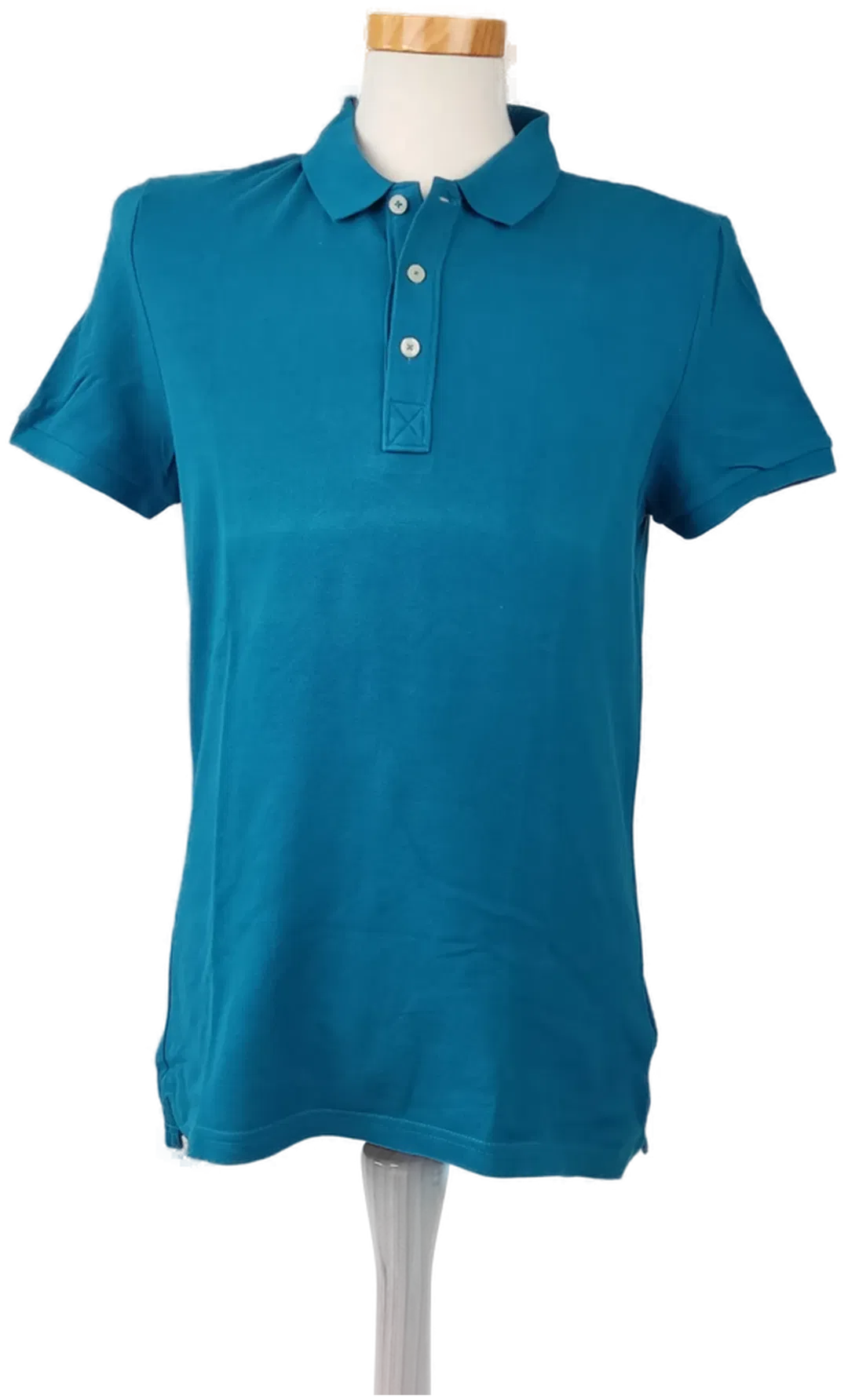 C&A Herren Polo T-Shirt blau - mit Kragen M  - Bild 4