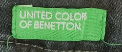 United Colors of Benetton Damen Jeans Latzhose blau Gr. S/CH - Bild 3