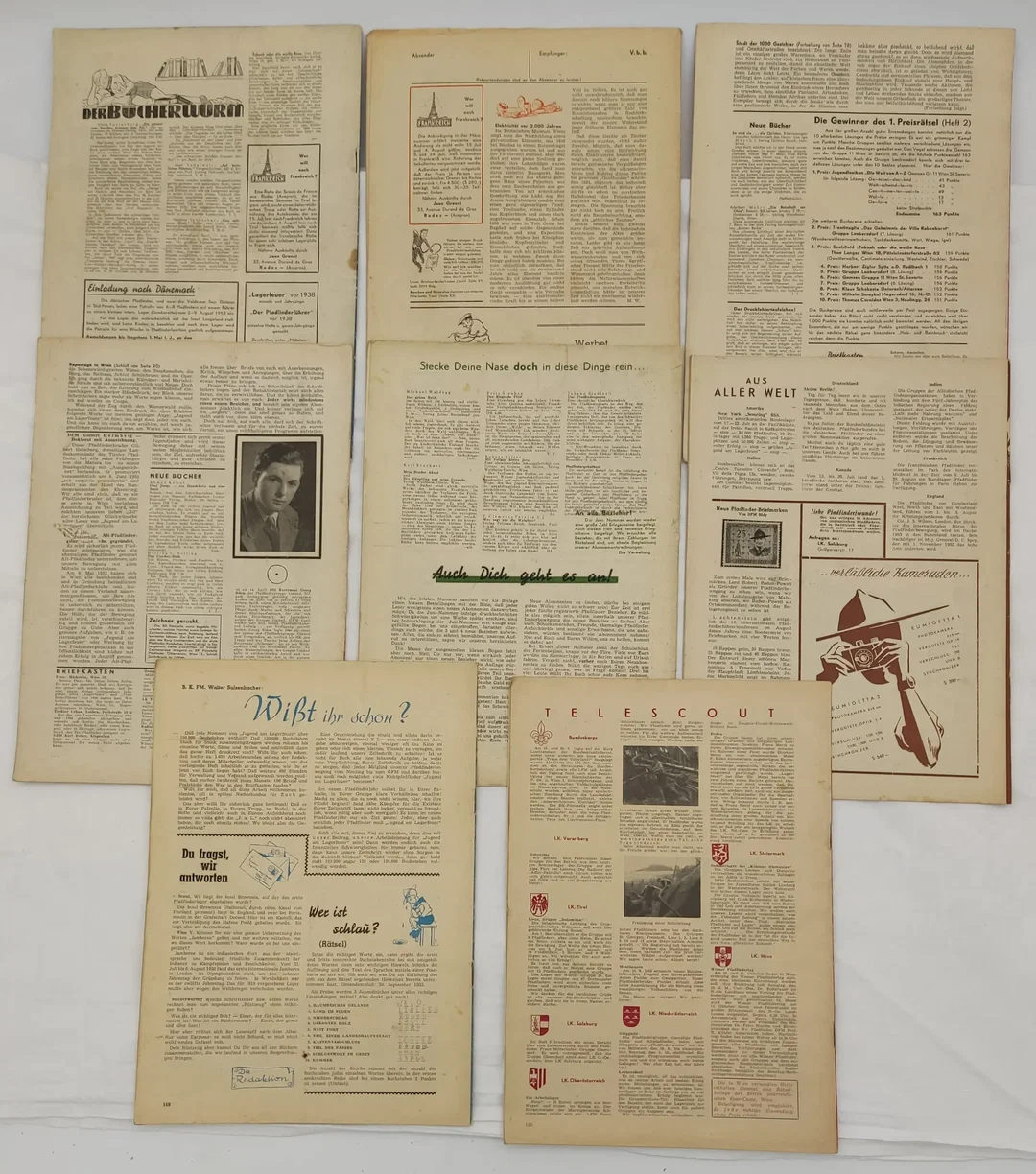 Jugendzeitschrift - Jugend am Lagerfeuer - 18 Stück – Bild 2