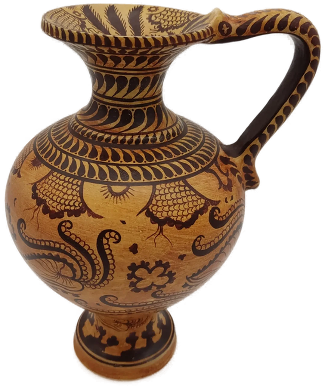 Griechische Vase Rodos - signiert - Bild 4