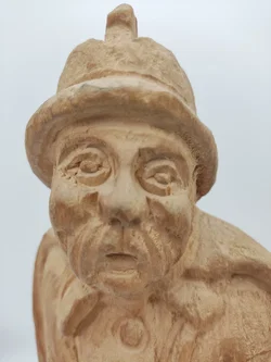 Nachtwächter Figur Handarbeit Holz 44 cm | Handgeschnitztes Unikat - Bild 9