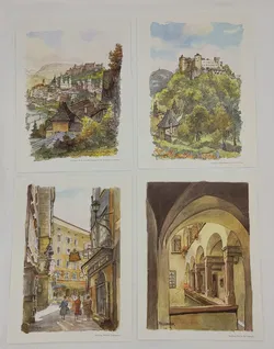 Zwölf Kunstblätter - Mozartstadt Salzburg - Bild 2