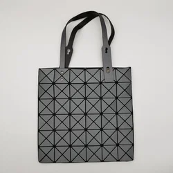 BAO BAO Issey Miyake "Lucent" Shopper/ Tote Bag | Silber Metallic | Neuwertig