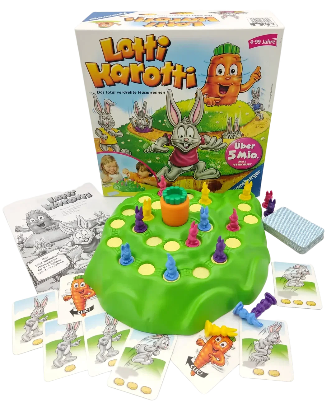Lotti Karotti - Das total verdrehte Hasenrennen - Gesellschaftsspiel - Ravensburger  – Bild 2