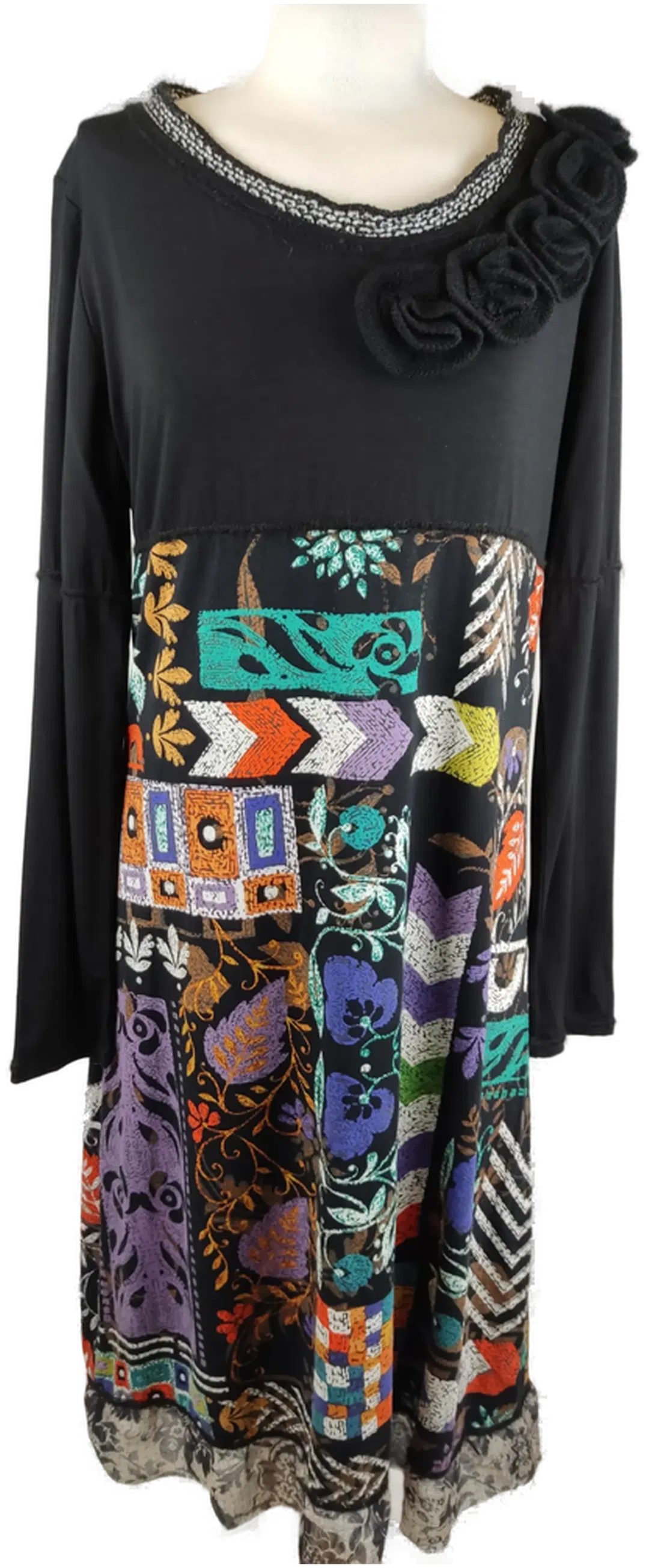 FLAMM Damen Kleid Mehrfarbig - XL/42 - Bild 4