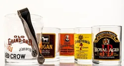Whisky Set mit 4 Gläser, Eiswürfelglas und Zange - Bild 1