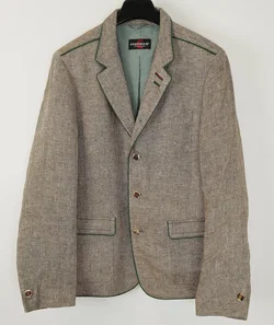 Trachtenjacke von Steinbock Mode Tyrol, Gr. 52, Leine, Beige/Hafer – Vorschau 3