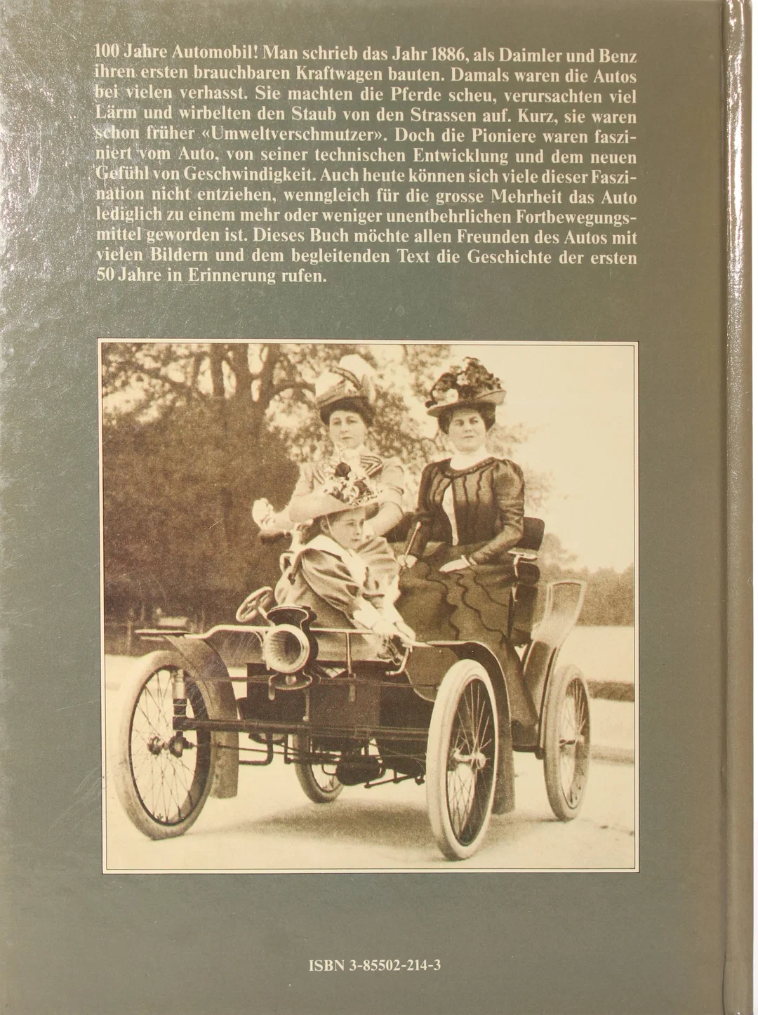 Buch Automobilgeschichte in Bildern – Die ersten fünfzig Jahre von Robert de la Rive Box (AT Verlag) – Bild 2