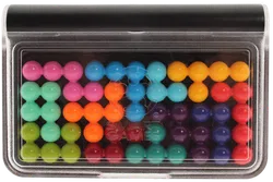 IQ Puzzler Pro – SmartGames – 120 Rätsel – 2D & 3D Logikspiel – Denkspiel mit bunten Kugeln – Komplett - Bild 3