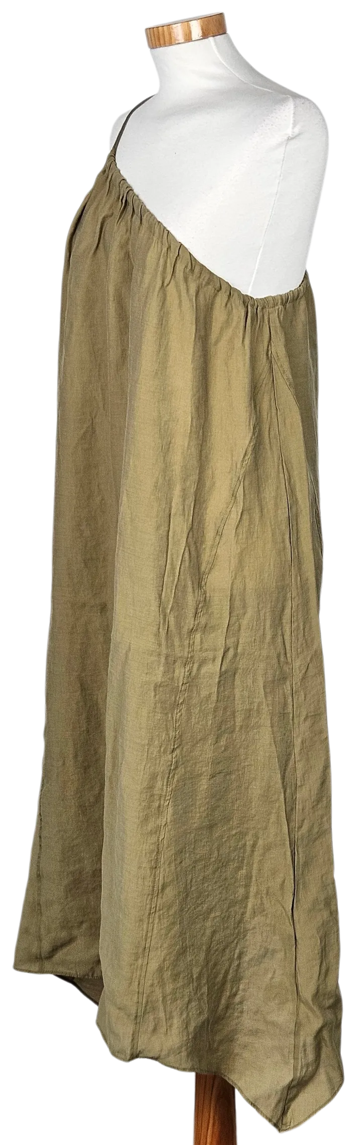 ZARA Damen Midikleid, grün - Gr. EUR L  – Bild 3