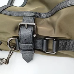 Burberry Tote Bag | Leder/Nylon | Olivengrün – Vorschau 4