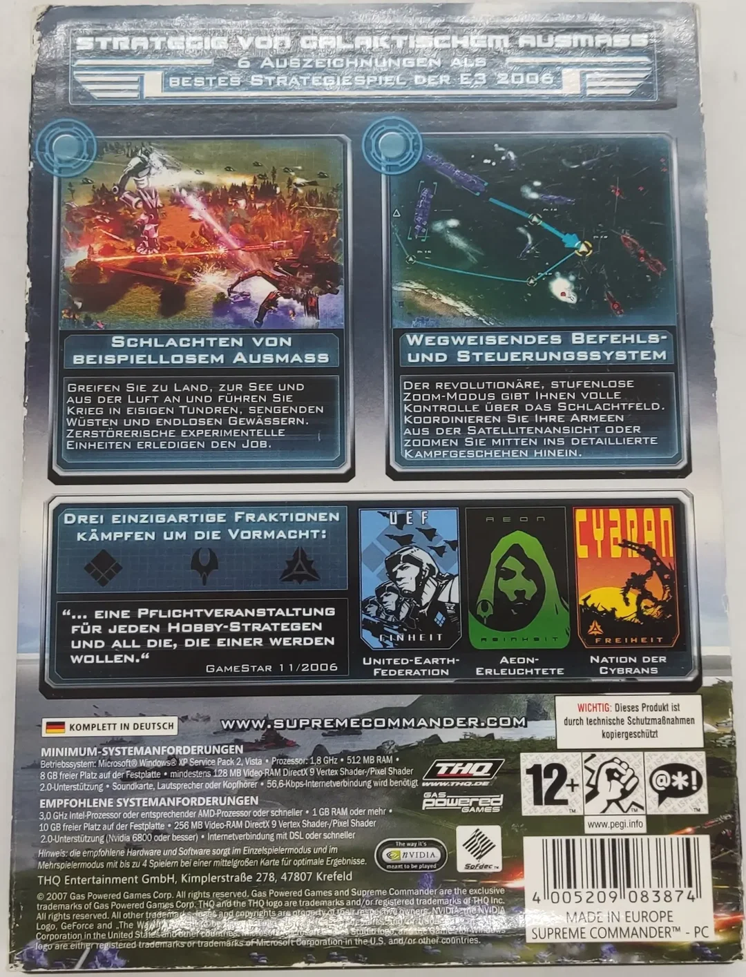PC Game DVD-ROM Supreme Commander – Bild 3