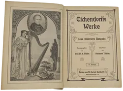 Eichendorffs Werke -Neue illustrierte Pracht-Ausgabe von Professor Dr. Karl Macke, Vintage - Bild 5