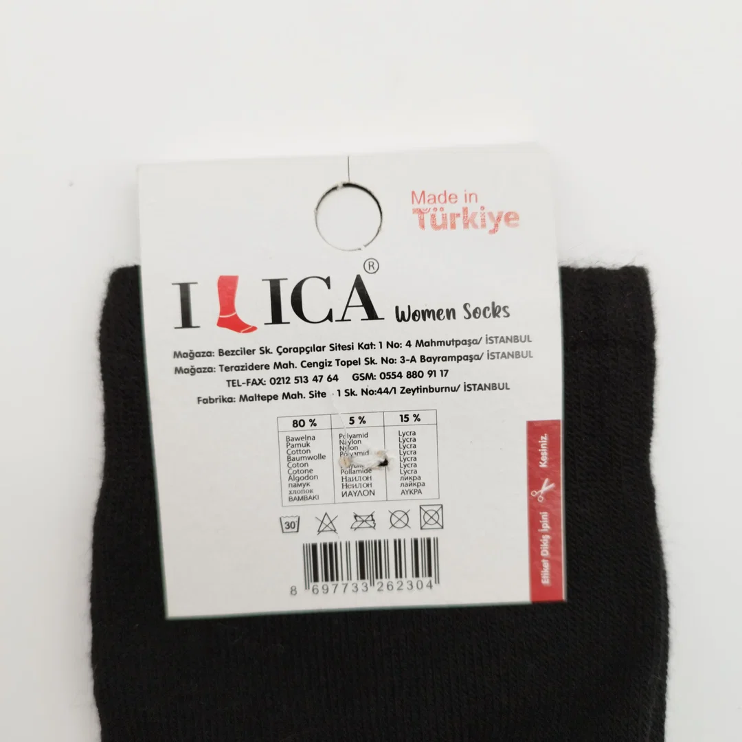 Ilica Women Socks - Gr. 36-40 / 80% Baumwolle, 5% Polyamid, 5% Lycra – Bild 4