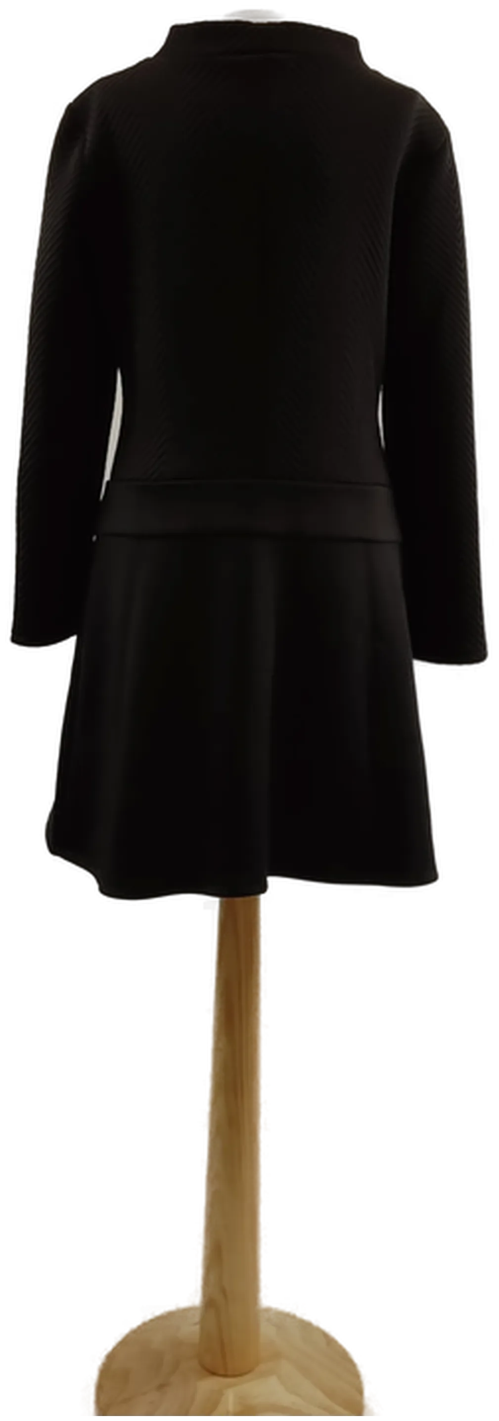 Schwarzes Minikleid in sehr guter Qualität, Größe EUR 38, Herbst – Bild 3