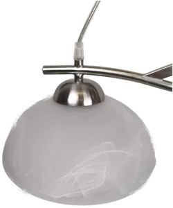 moderne Deckenlampe, Esstischlampe,  Metall/Glas - Bild 2