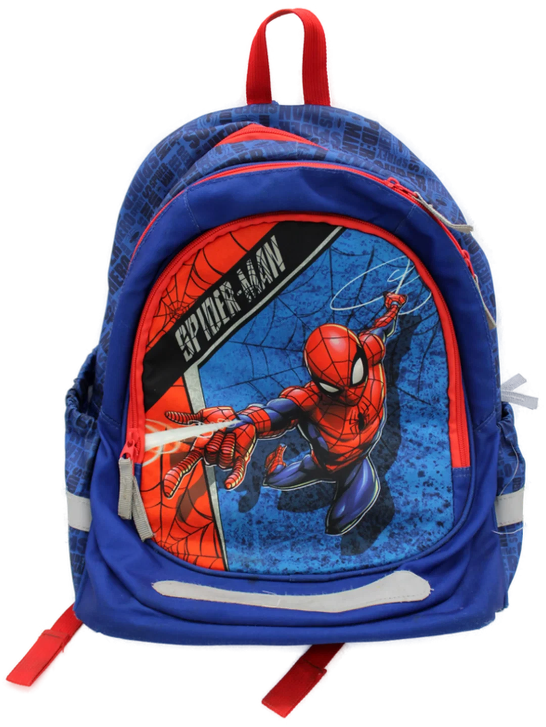 Kinder-Rucksack Spider-Man – Blau/Rot mit großem Frontmotiv, 2 Fächer – Bild 2