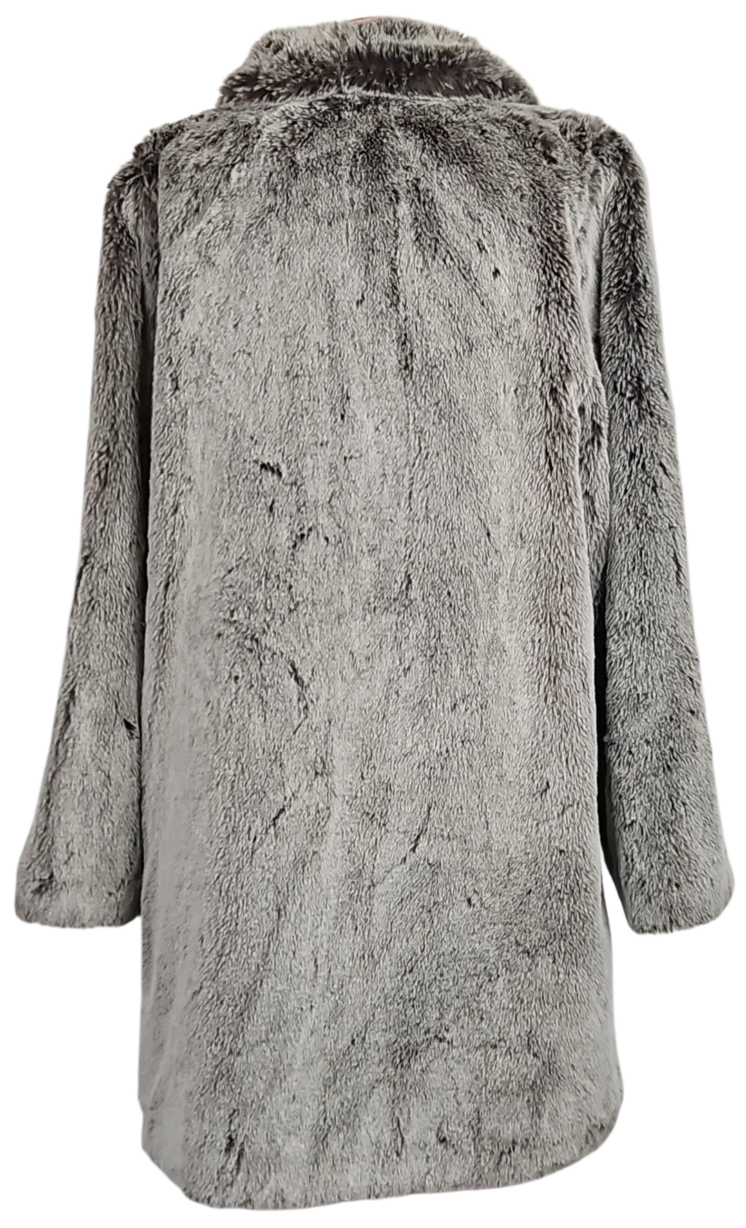 Brigitta Webpelzmode Vintage Damenmantel, grau - Gr. XS – Bild 4