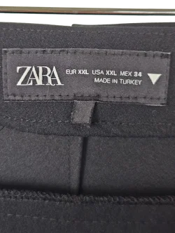 ZARA Damen Hosenrock, schwarz - Gr. XXL / 44  - Bild 4