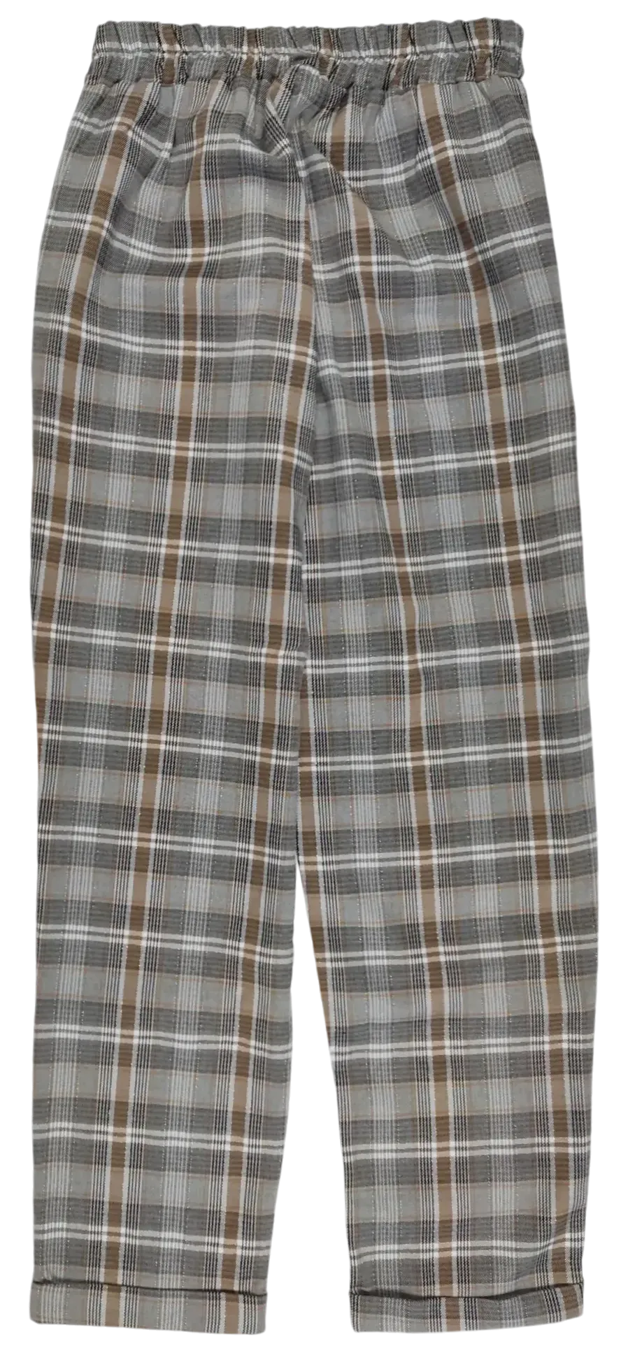 LE STREGHE Damen Hose, grau/braun - Gr. L - Bild 1