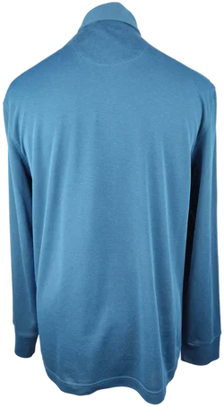 Charles Vögele Langarm-Poloshirt L | Clean-Design – Vorschau 3