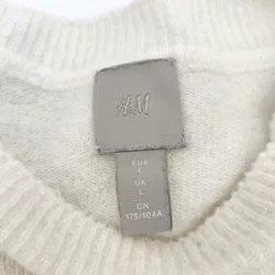 H&M Damenpullover weiß - Gr. L/40 - Bild 4