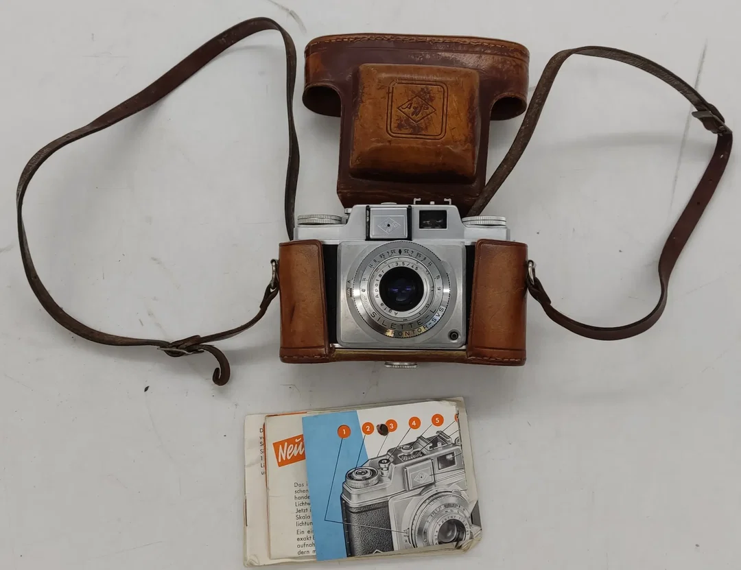 Vintage AGFA SILETTE L PRONTOR SYS  Kleinbildkamera aus den 1950ern – Bild 7