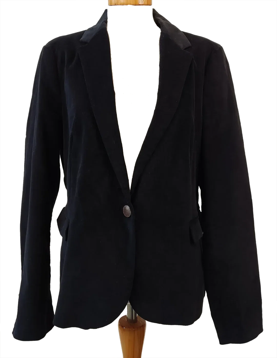 ZARA BASIC Damen Blazer, schwarz - Gr. XL - Bild 4