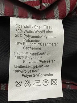 Kleiderbauer Herren Wollmantel schwarz Gr. 54 - Bild 4