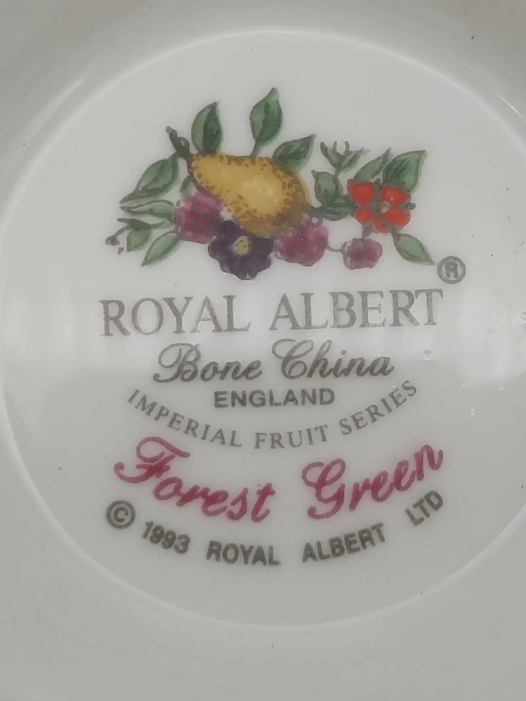 Royal Albert - 6x Tee-/Kaffeetassen 'England Fruit Series' – Bild 5