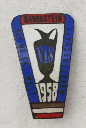 Anstecknadel - Alpine Ski-Weltmeisterschaft Bad Gastein 1958 - Bild 2