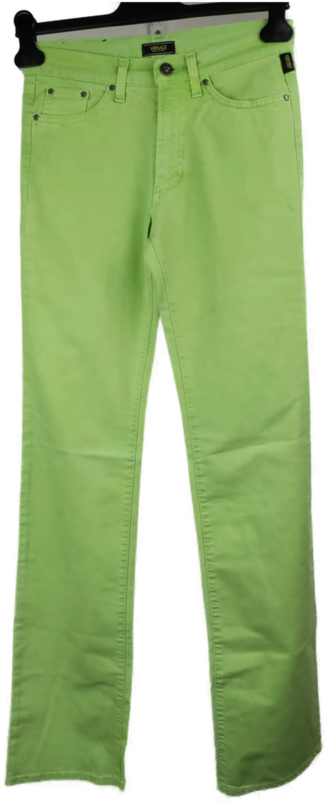 Versace Damen Jeans grün - W 27 - Bild 4