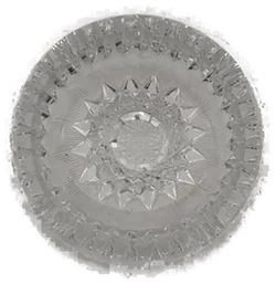 Kleiner Kristallglas Aschenbecher, D / 10 cm - Bild 2