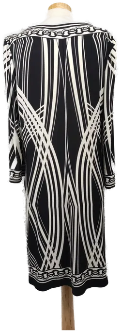 Jake*s Damenkleid midi  schwarz-weiss - XXL/44 - Bild 2