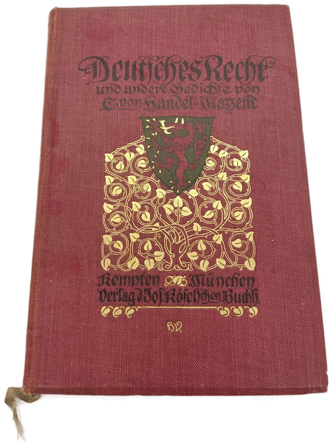 Deutsches Recht und andere Gedichte - Enrica von Handel-Mazzetti 1909 - Bild 1