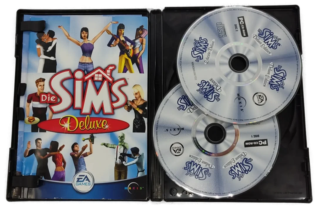 PC Game 2 CD-ROM Spiel Die Sims Deluxe – Bild 5