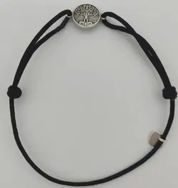 Thomas Sabo Armband, schwarz, silber verstellbar - Bild 2