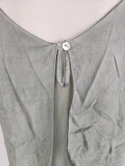 Top mit Rundhalsausschnitt, grün, Größe 36 (geschätzt) - Bild 4