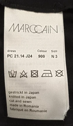 Marc Cain Damen Midikleid schwarz Gr. M – Vorschau 5