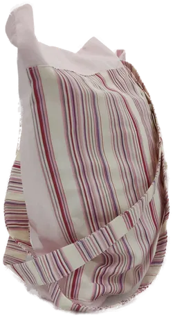 Tragtasche Stoff mehrfarbig + Henkel - Bild 2