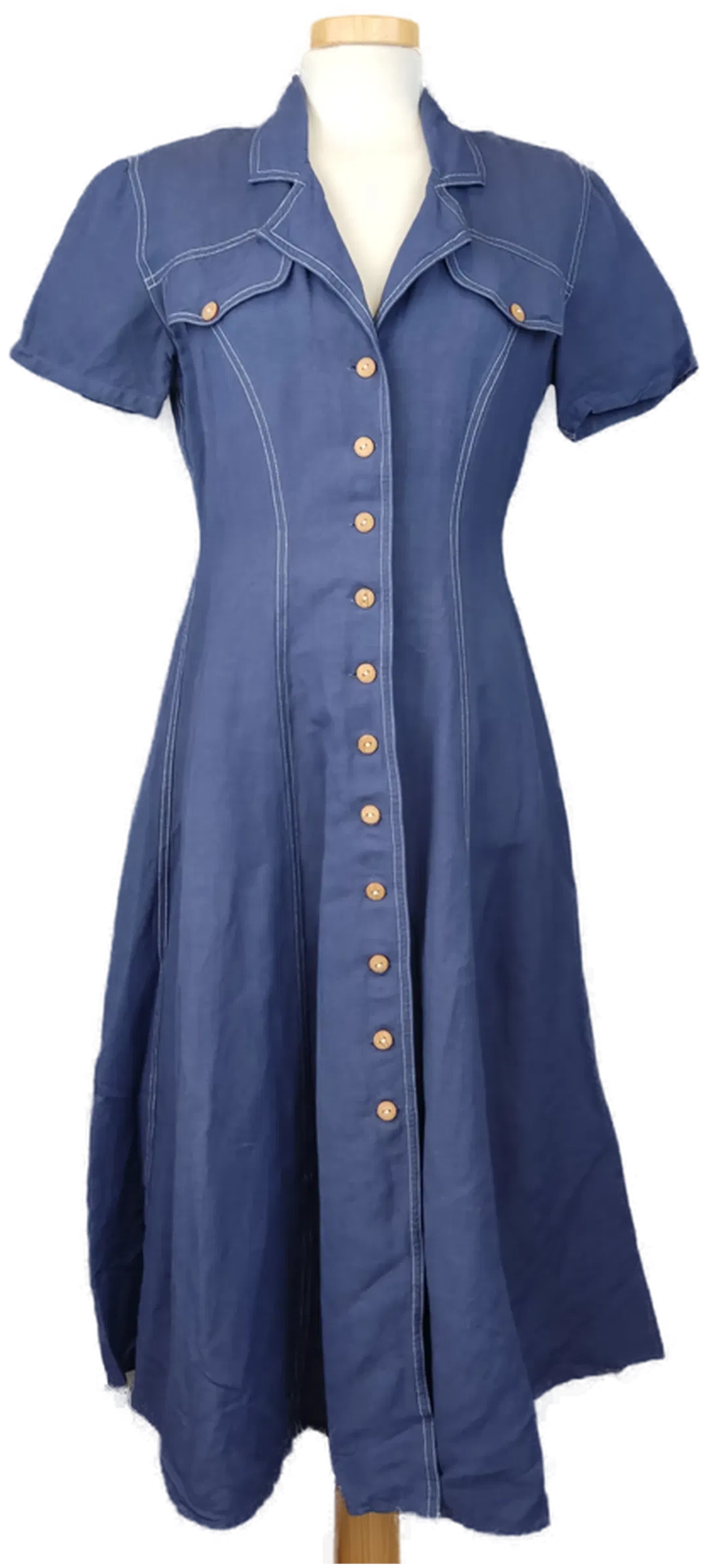 Louis London Kleid blau - M/38 - Bild 1