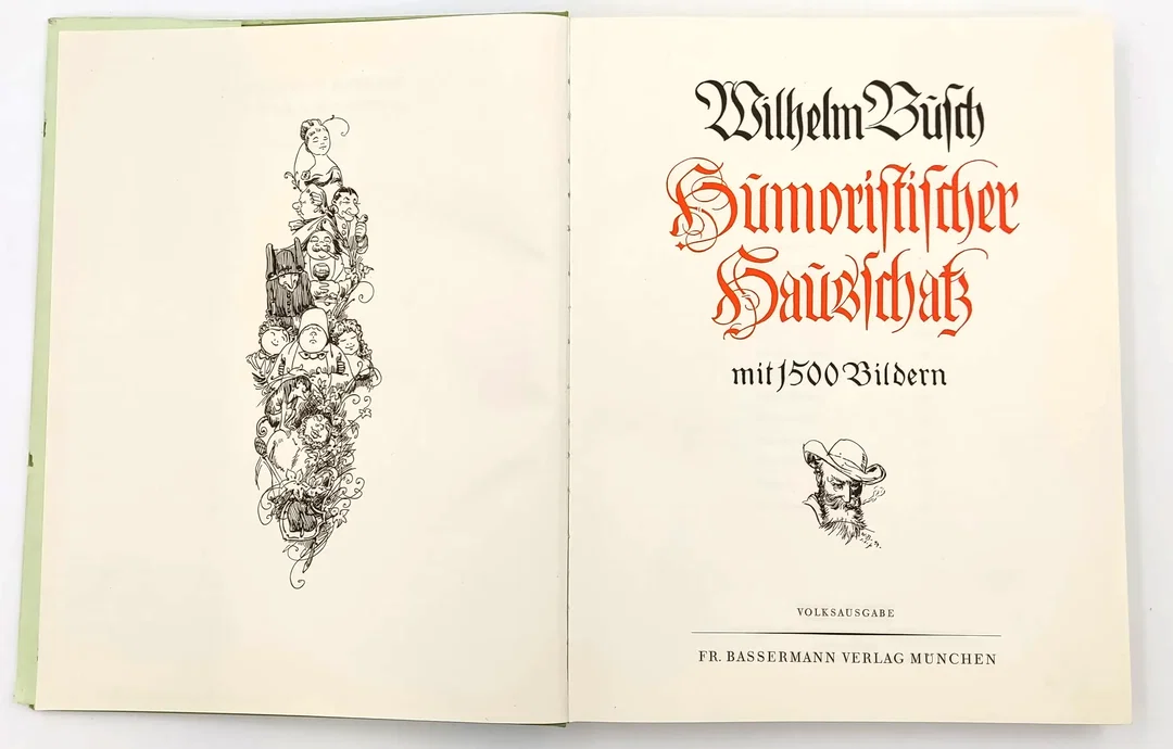 Wilhelm Busch-Album Humoristischer Hausschatz Volksausgabe – Bild 3