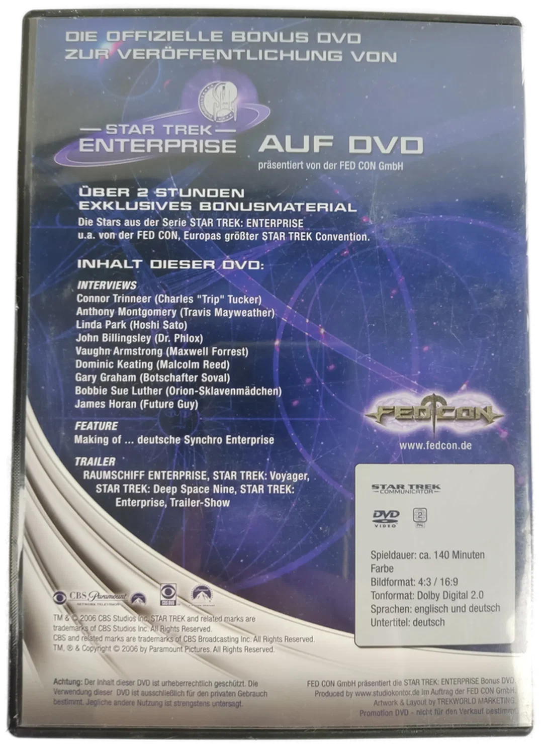 DVD Star Trek Enterprise - Bonus DVD  – Bild 2
