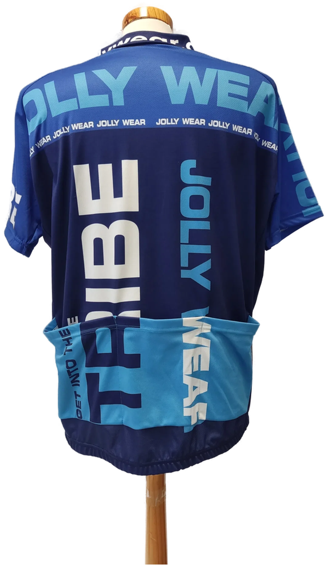 JOLLYWEAR Herren Fahrradtrikot blau -  Gr. 4XL – Bild 3
