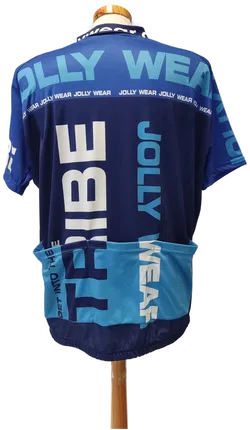 JOLLYWEAR Herren Fahrradtrikot blau - 4XL - Bild 3