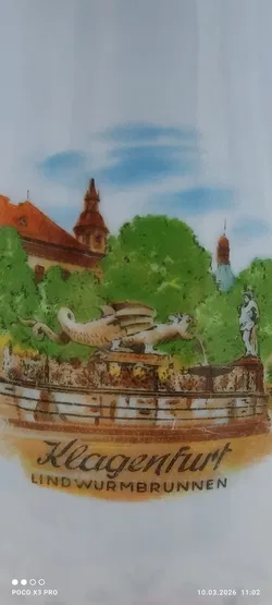 Lilien Porzellan Kleine Kanne 'Klagenfurt' | Souvenir-Schatz - Bild 4