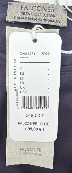 Falconeri - Damenbluse aus Seidensatin - Gr. L – Vorschau 4